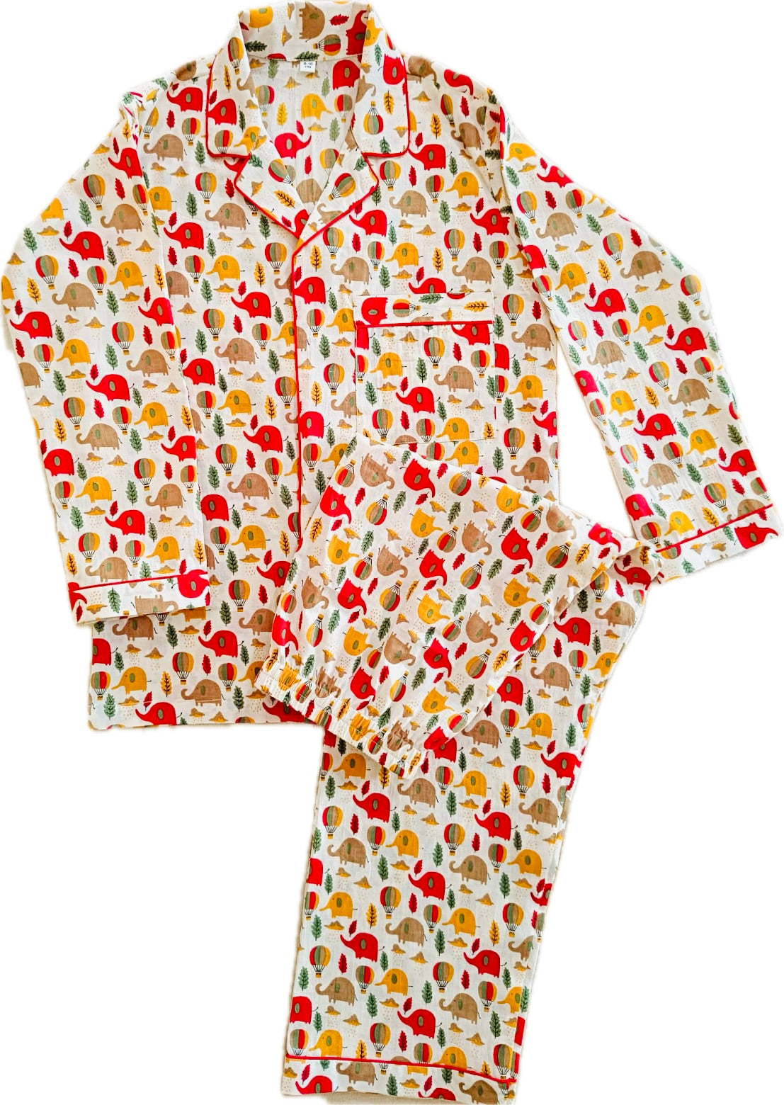 Elephant Print Night Suit