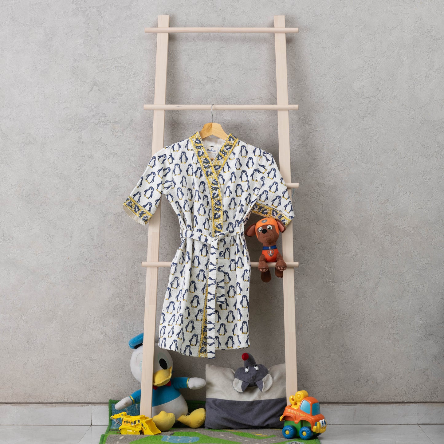 Blue Penguin Bathrobe
