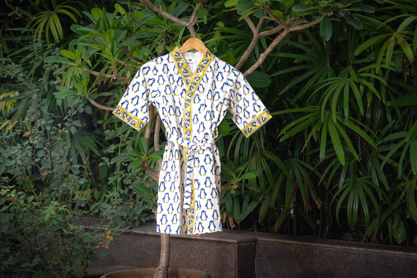 Blue Penguin Bathrobe
