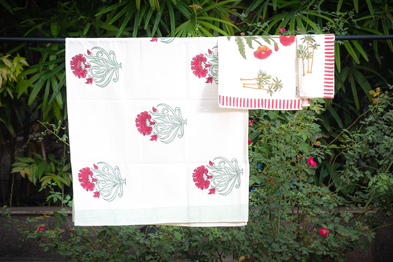 Gulmohar Body & Hand Towel