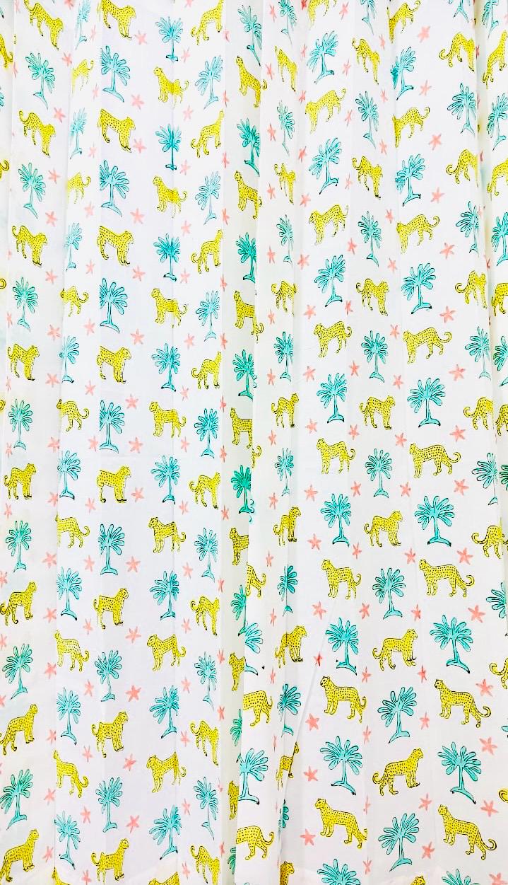 Cheetah Vibes Curtain