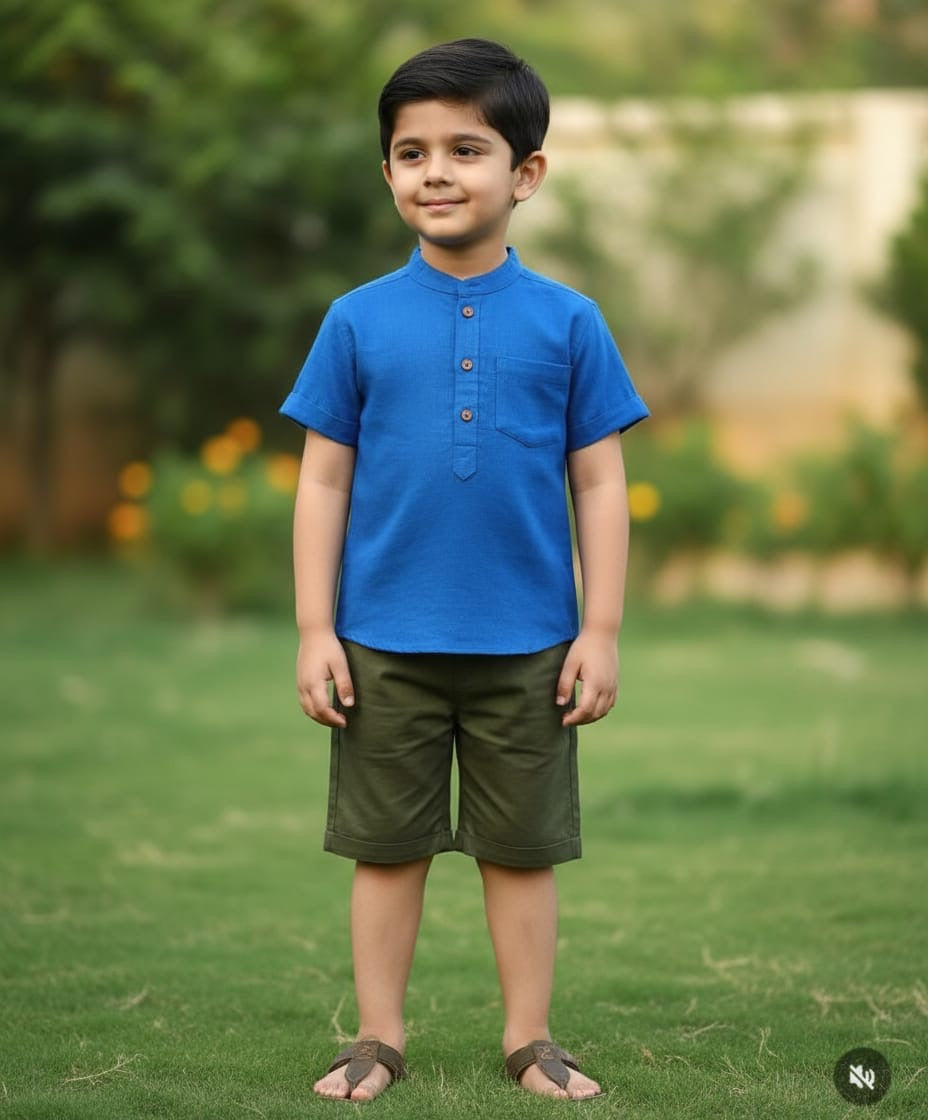 Bluebell Cotton Short Set