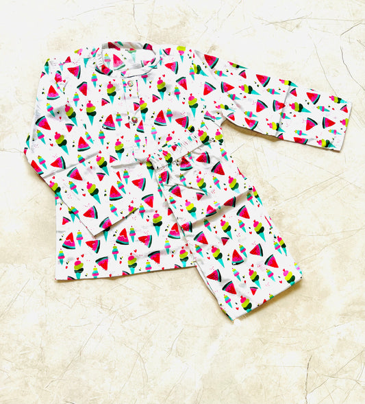 Ice-Cream Night suit