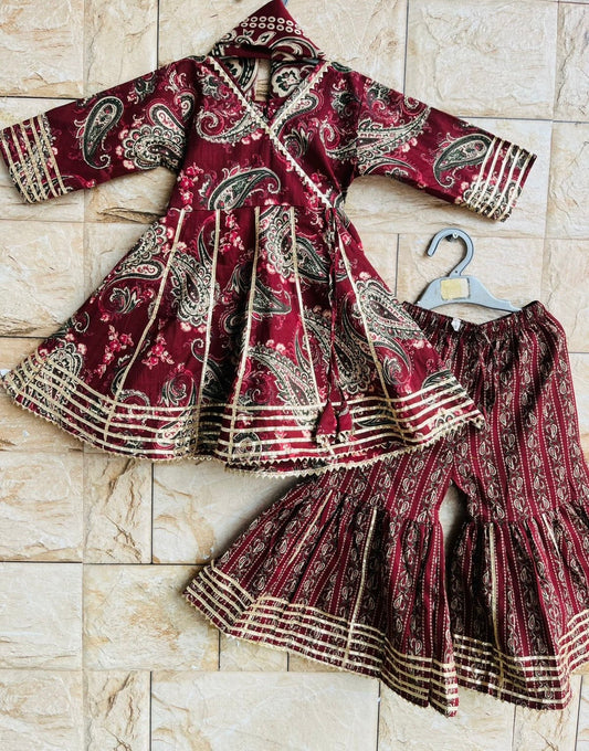 Raagini Maroon Palazzo Set