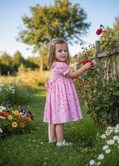 Pink Whispers Cotton Dress