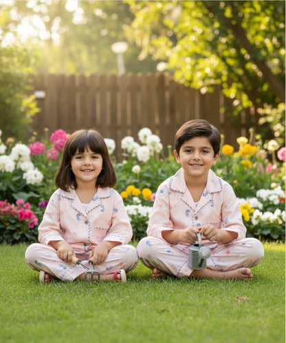 Peach Seahorse Nightsuit