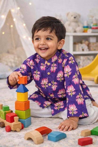 Purple Charm Kurta Pajama