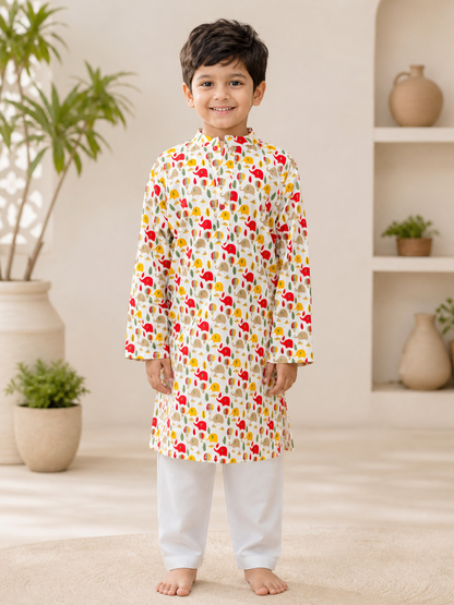 Elephant Safari Kurta Pajama