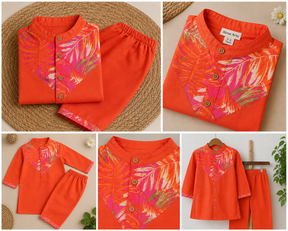 Orange Kesari kurta Pajama