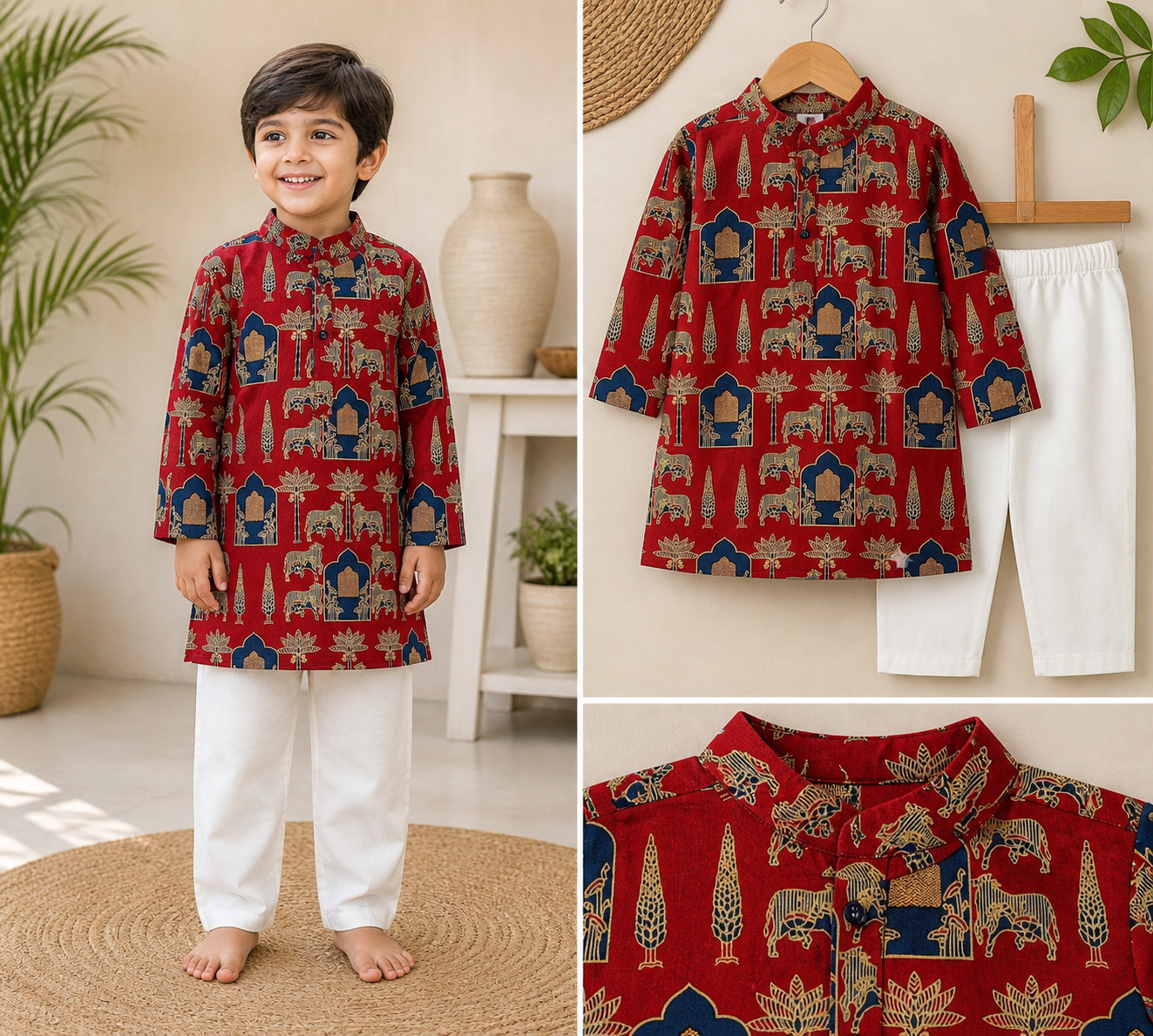 Royal Red Kurta Pajama