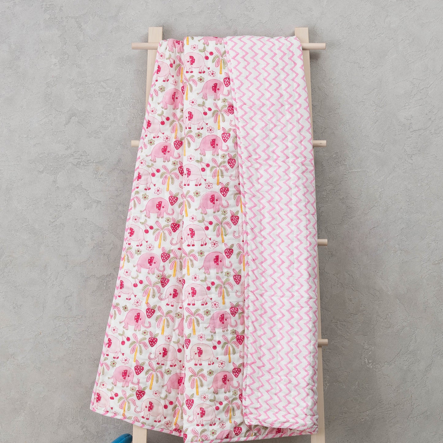 Pink Elephant Quilt