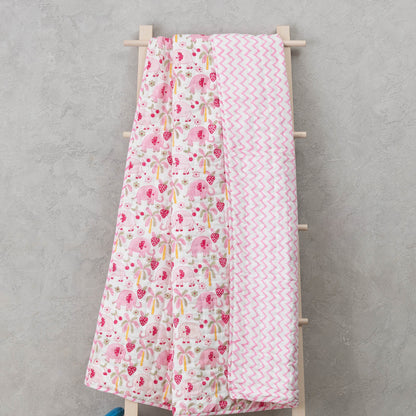 Pink Elephant Quilt