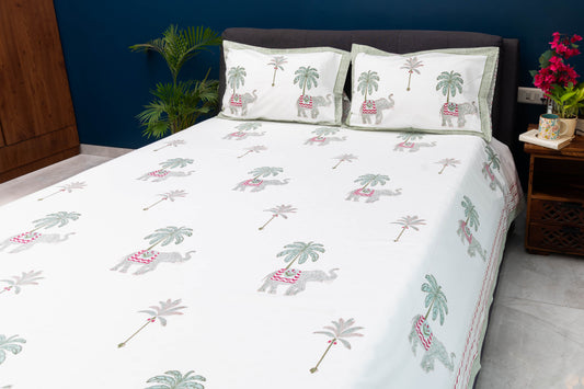 Rainbow Paisley Bedcover