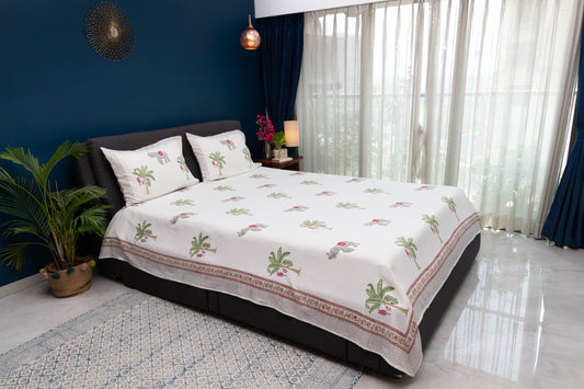 Paradise Elephant Bedcover