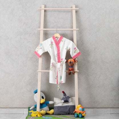 Pink Rabbit Bathrobe