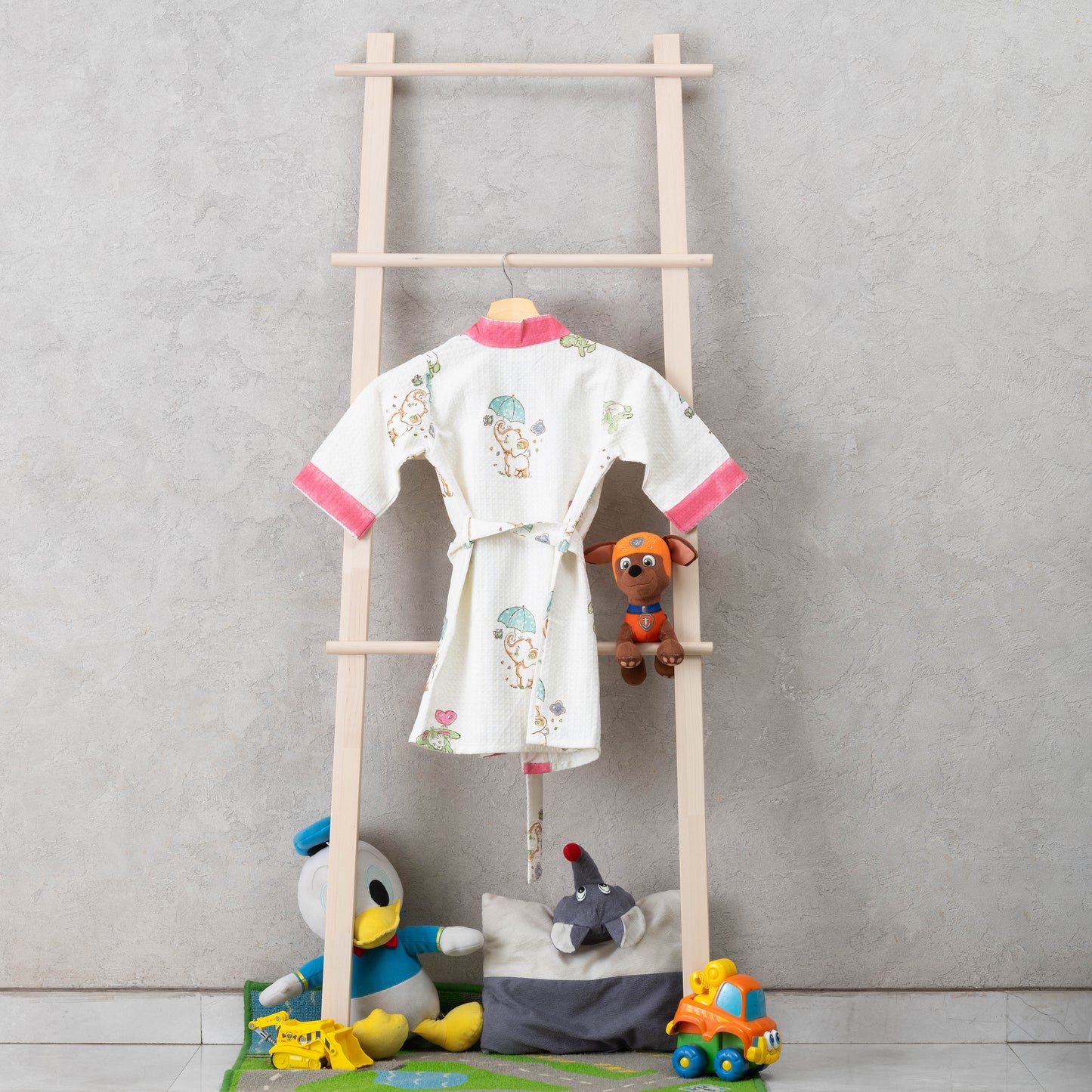 Pink Rabbit Bathrobe