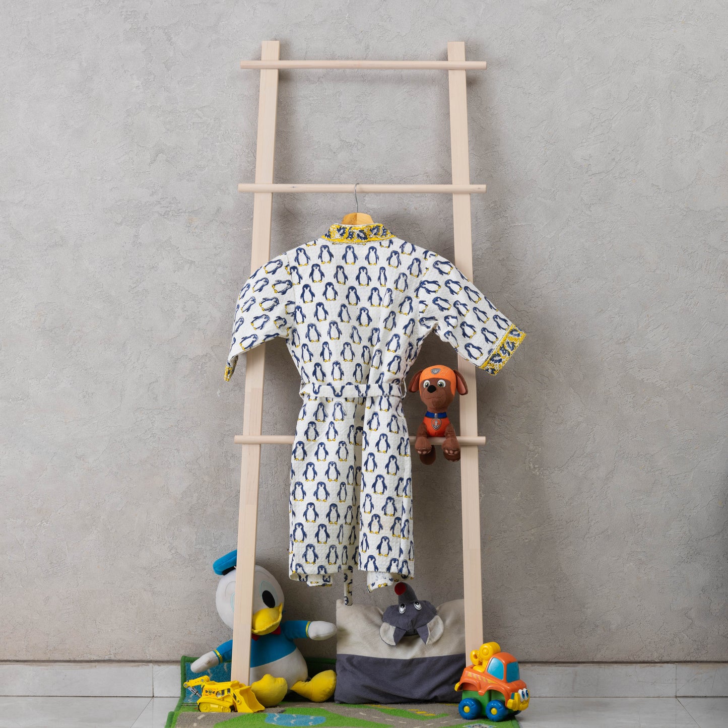 Blue Penguin Bathrobe