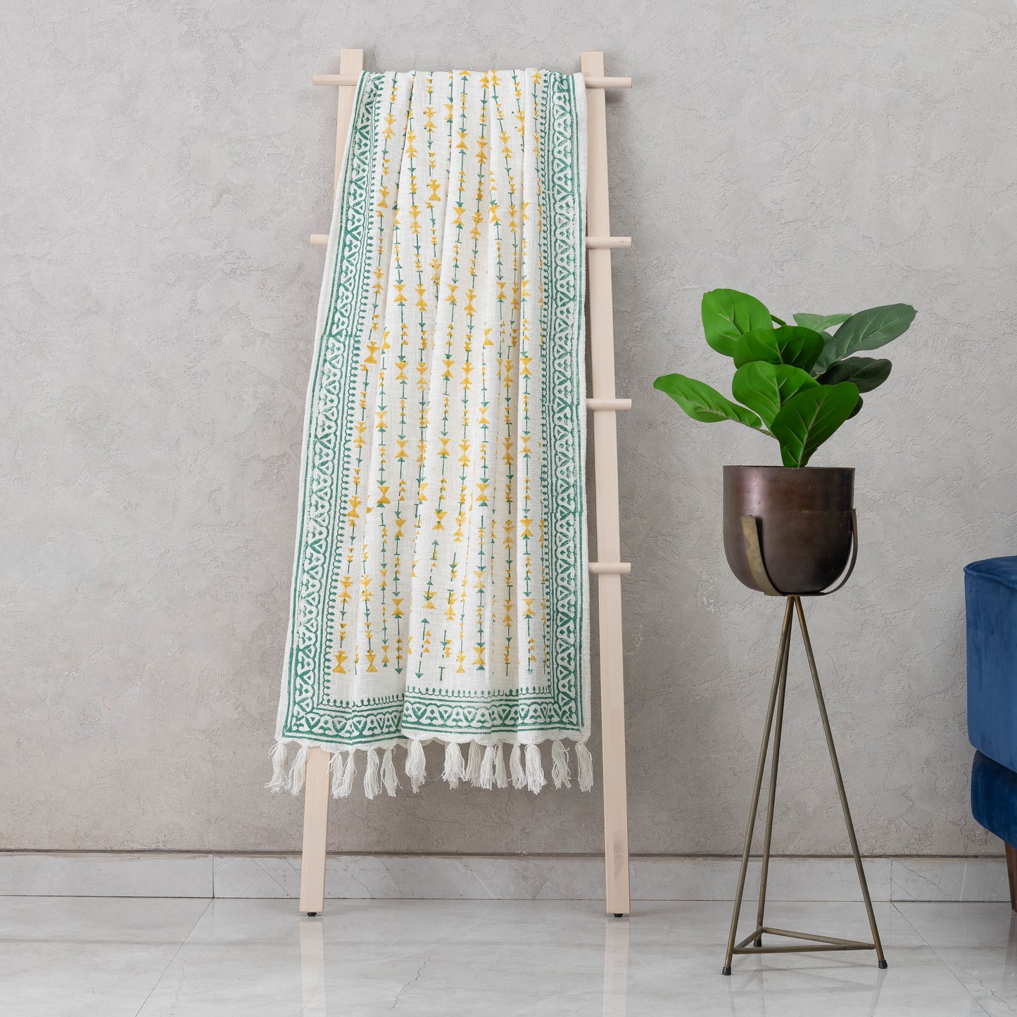 Yellow Prism Sofa Throws