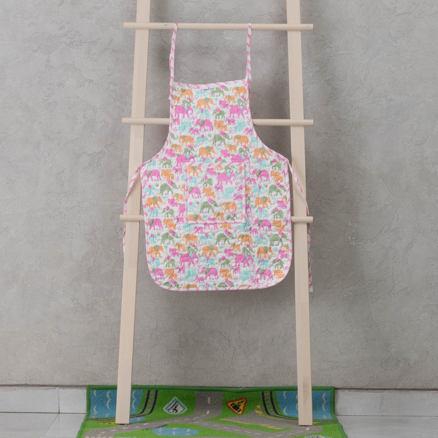 Pink Elephant Apron