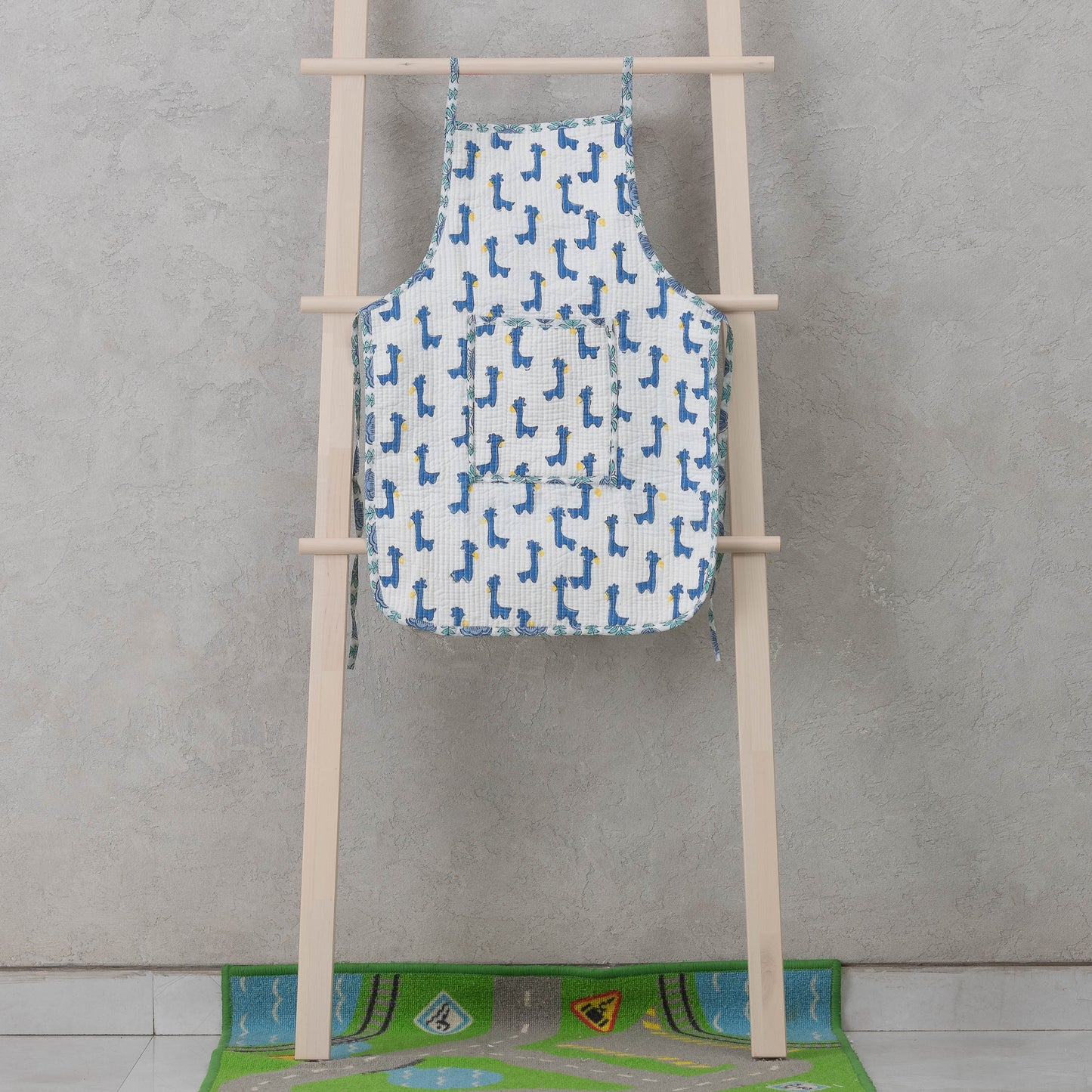 Blue Giraffes Apron