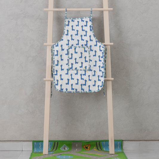 Blue Giraffes Apron