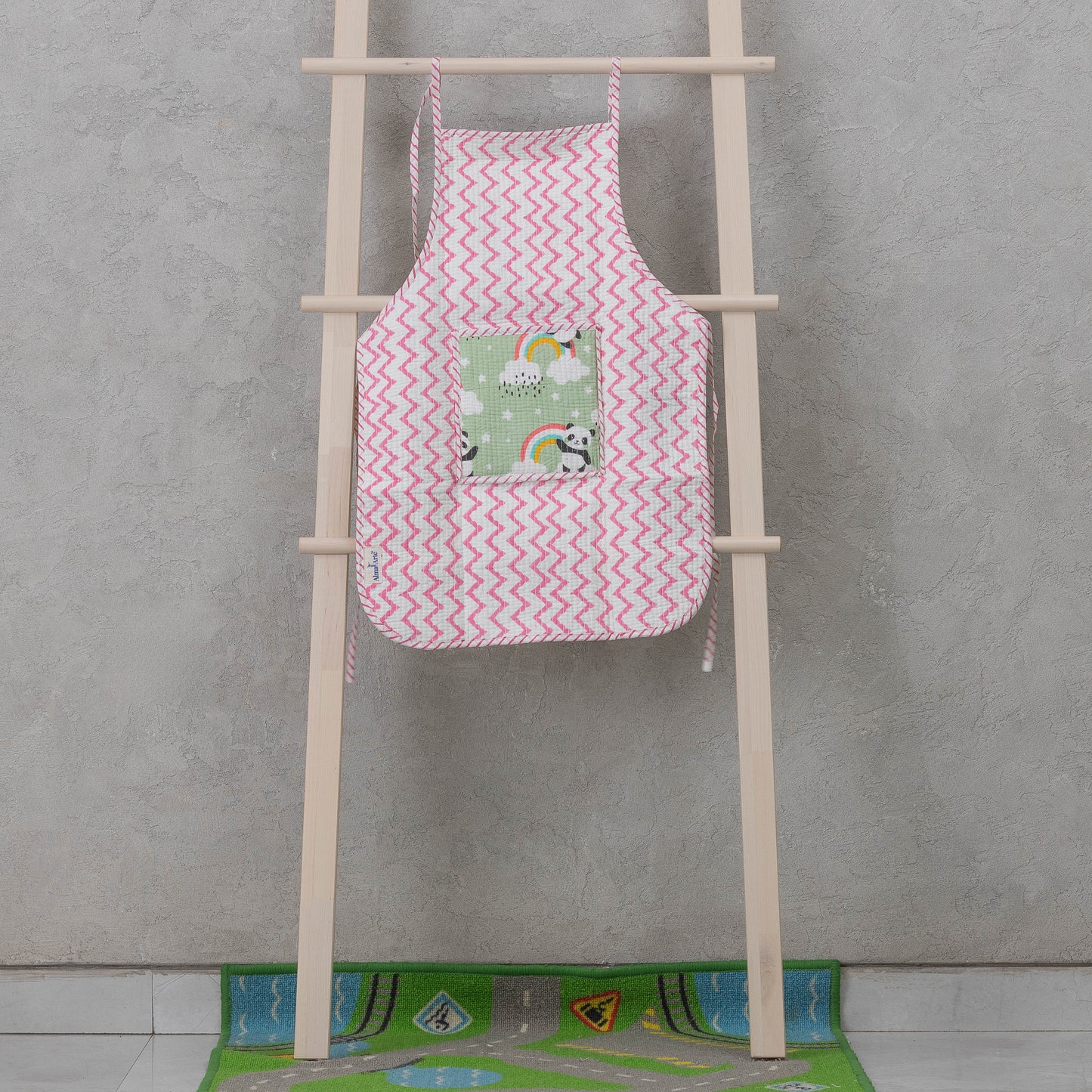 Green Panda Apron