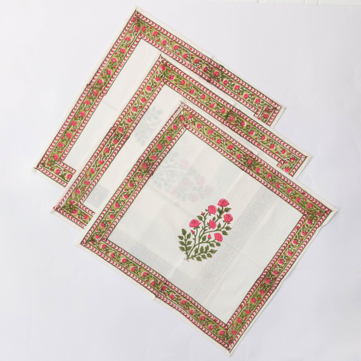 Pink roses Table Napkin