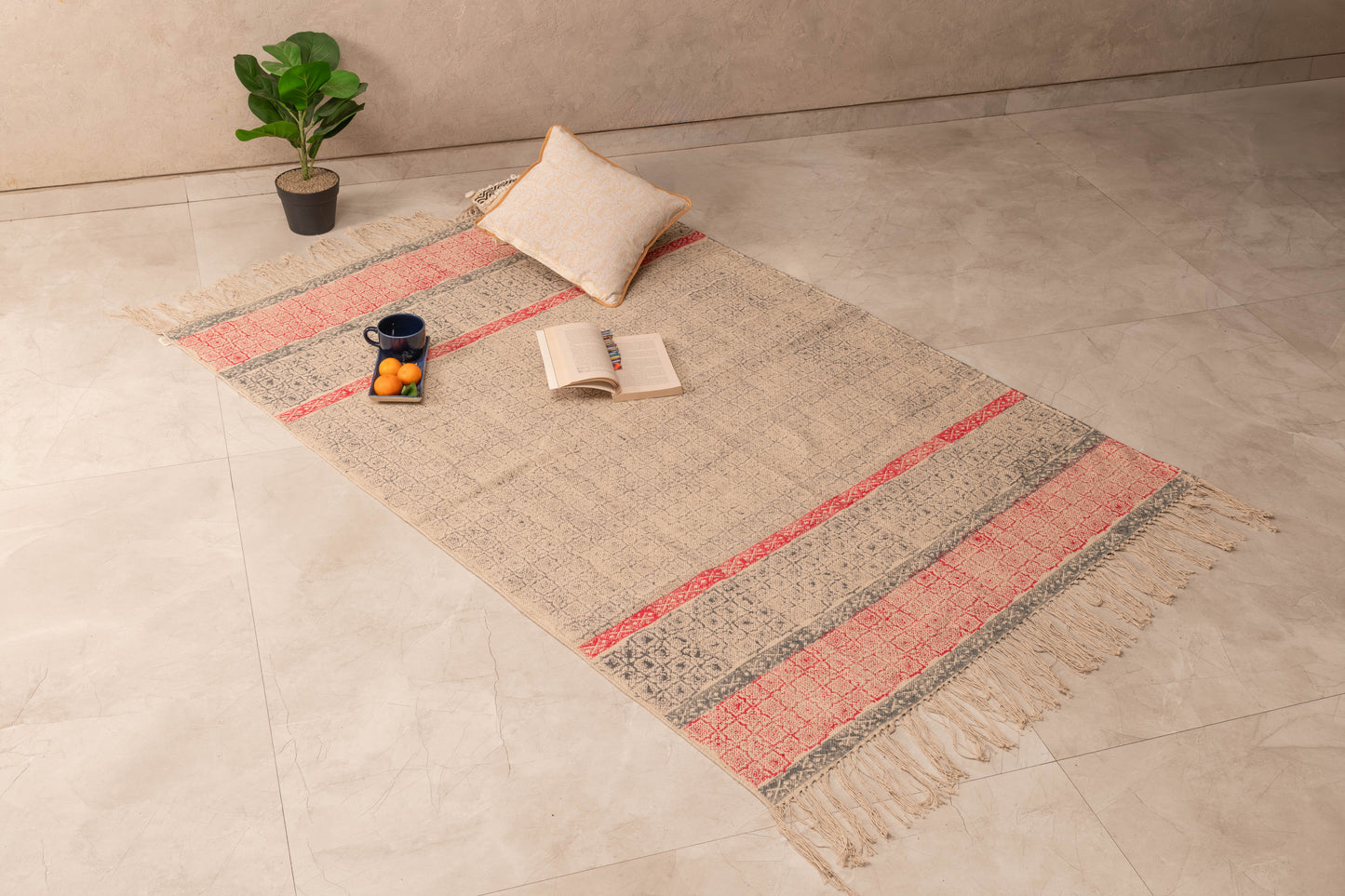 Crimson Edge Rug