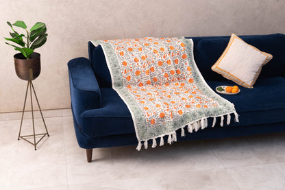 Marigold Glow Sofa Throws