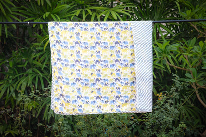 Blue Yellow Elephant Dohar