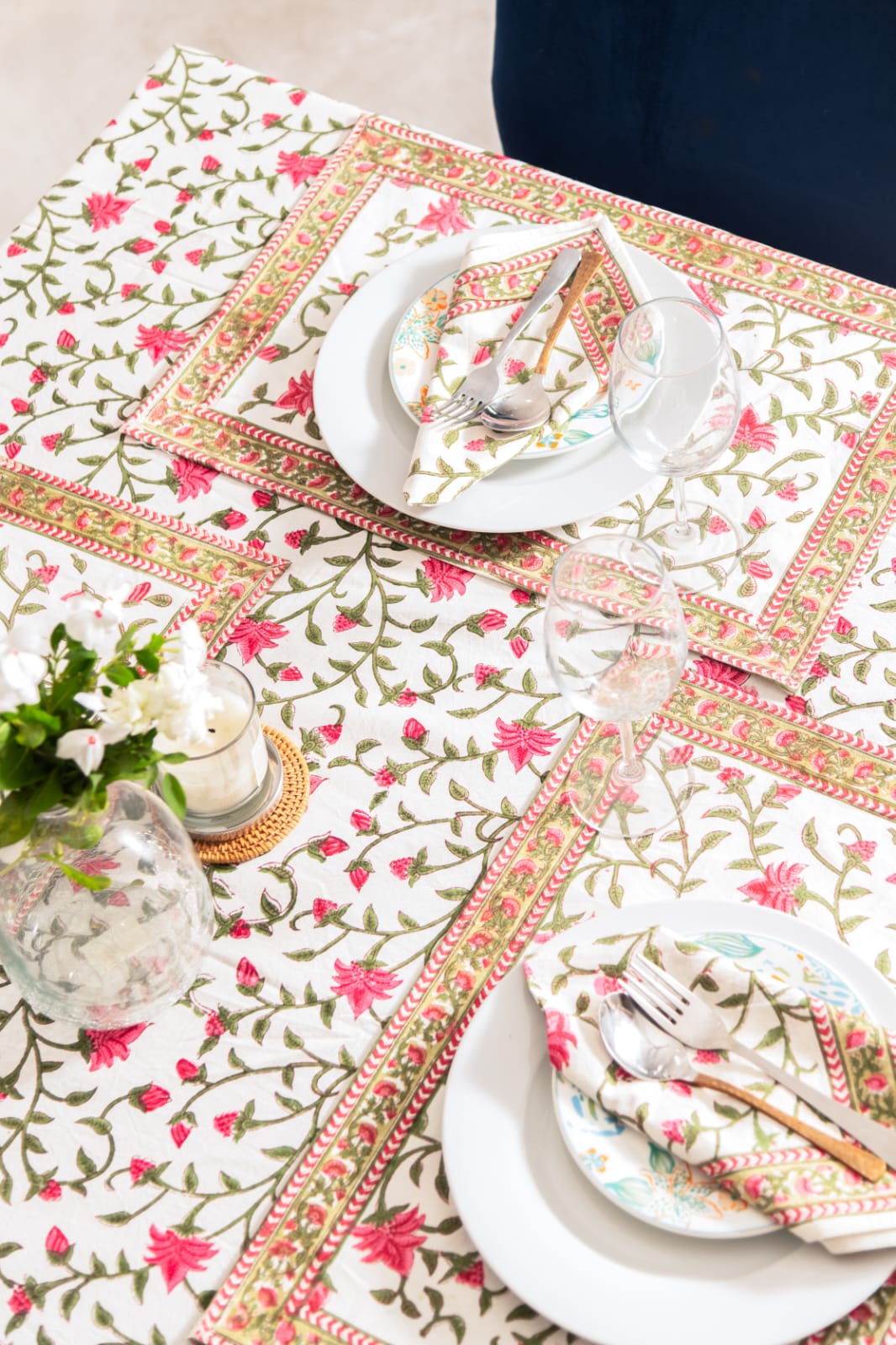 Blooming Heritage Table Linen