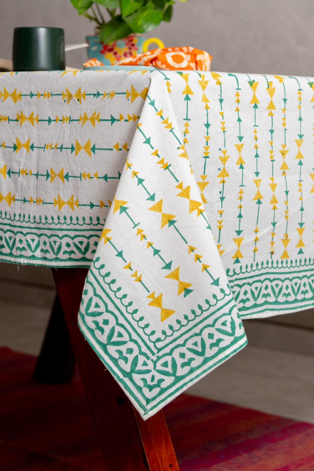 Yellow Prism Table Linen