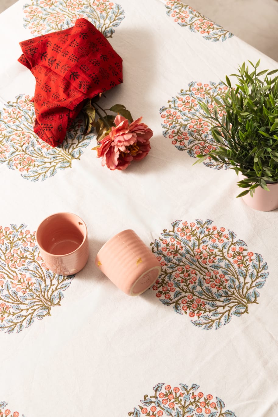 Peach Blossom Table Linen