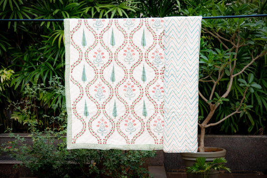 Cyprus Garden Bloom Quilt