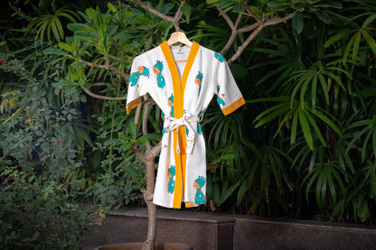 Green Giraffe Bathrobe