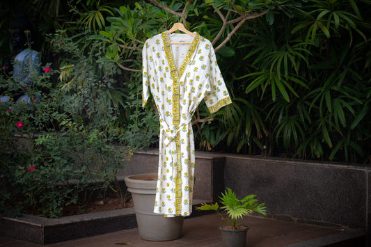 Lemon Lime Relax Bathrobe