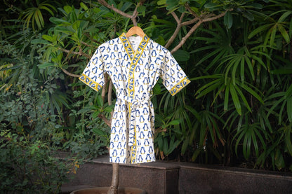 Blue Penguin Bathrobe