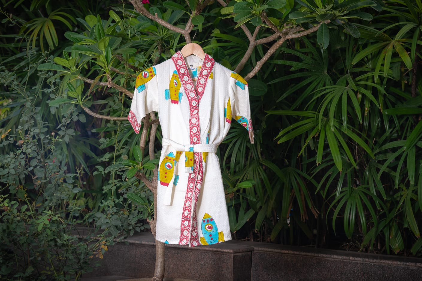 Red Nasa Bathrobe