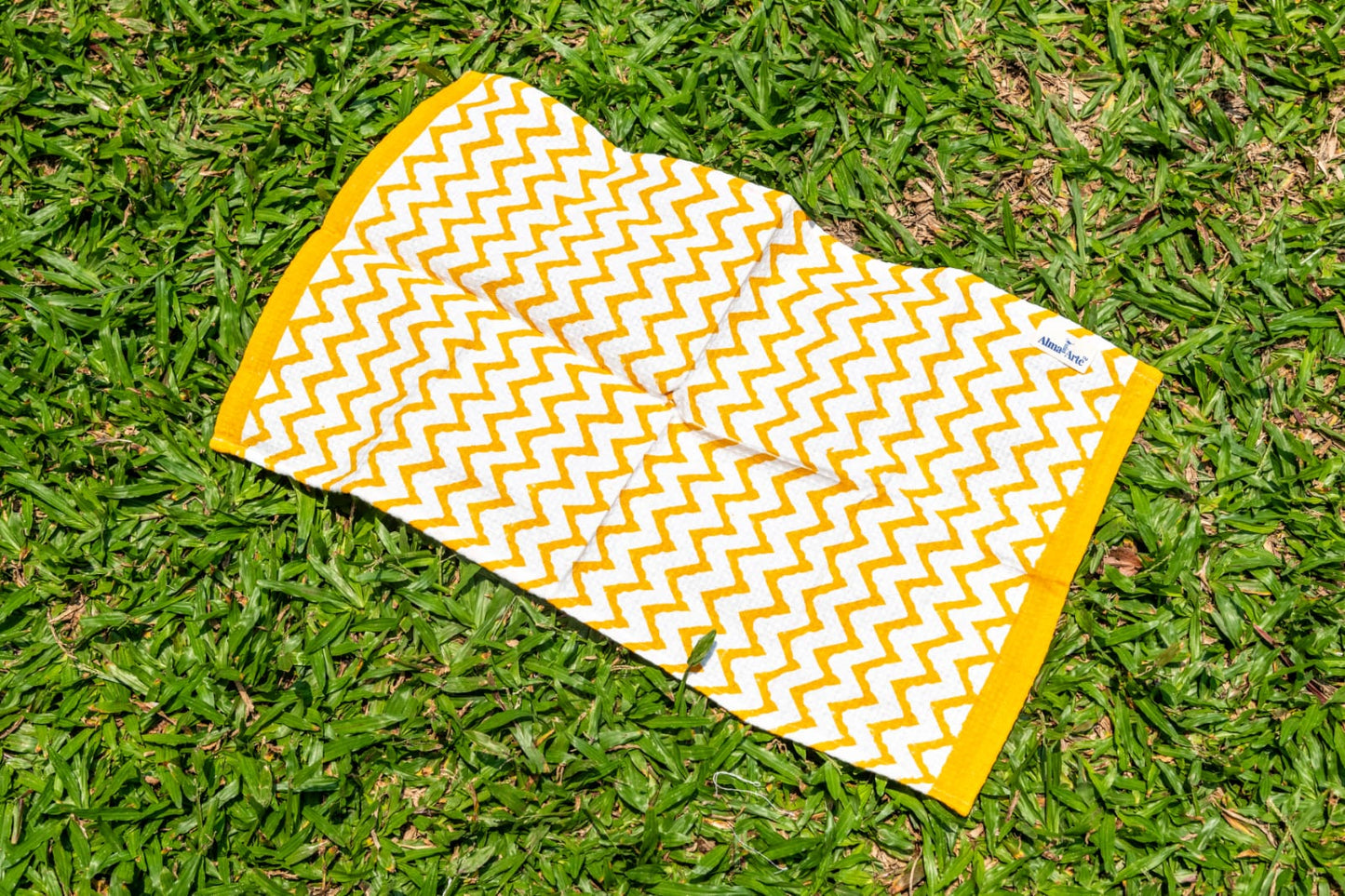 Yellow Tide Hand Towel
