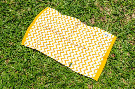 Yellow Tide Hand Towel