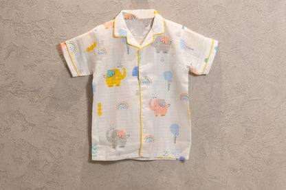 Charming Elements Muslin Night Suit