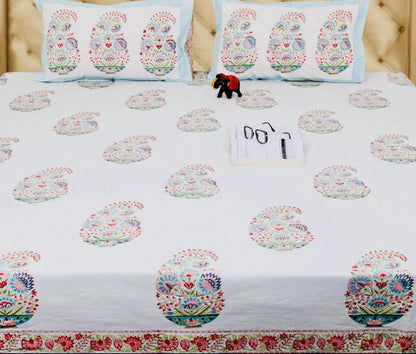 Multicolor buta bedsheet