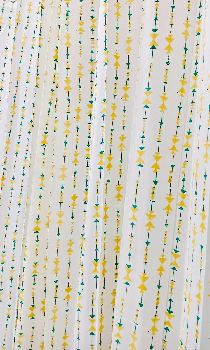 Yellow Prism Curtain