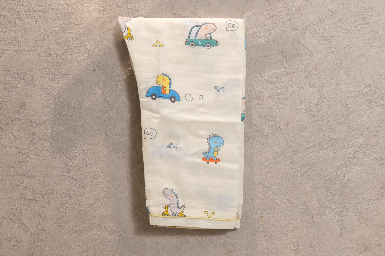 Dino Beach Muslin Night Suit