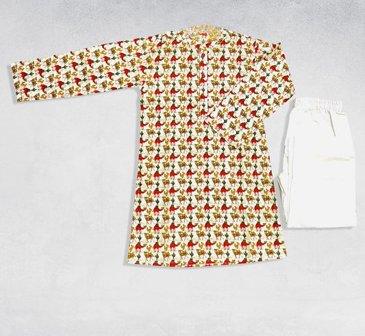 Camel Carnival Kurta Pajama