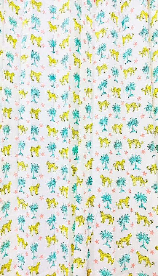 Cheetah Vibes Curtain