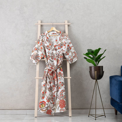 Orange Comfort Bathrobe