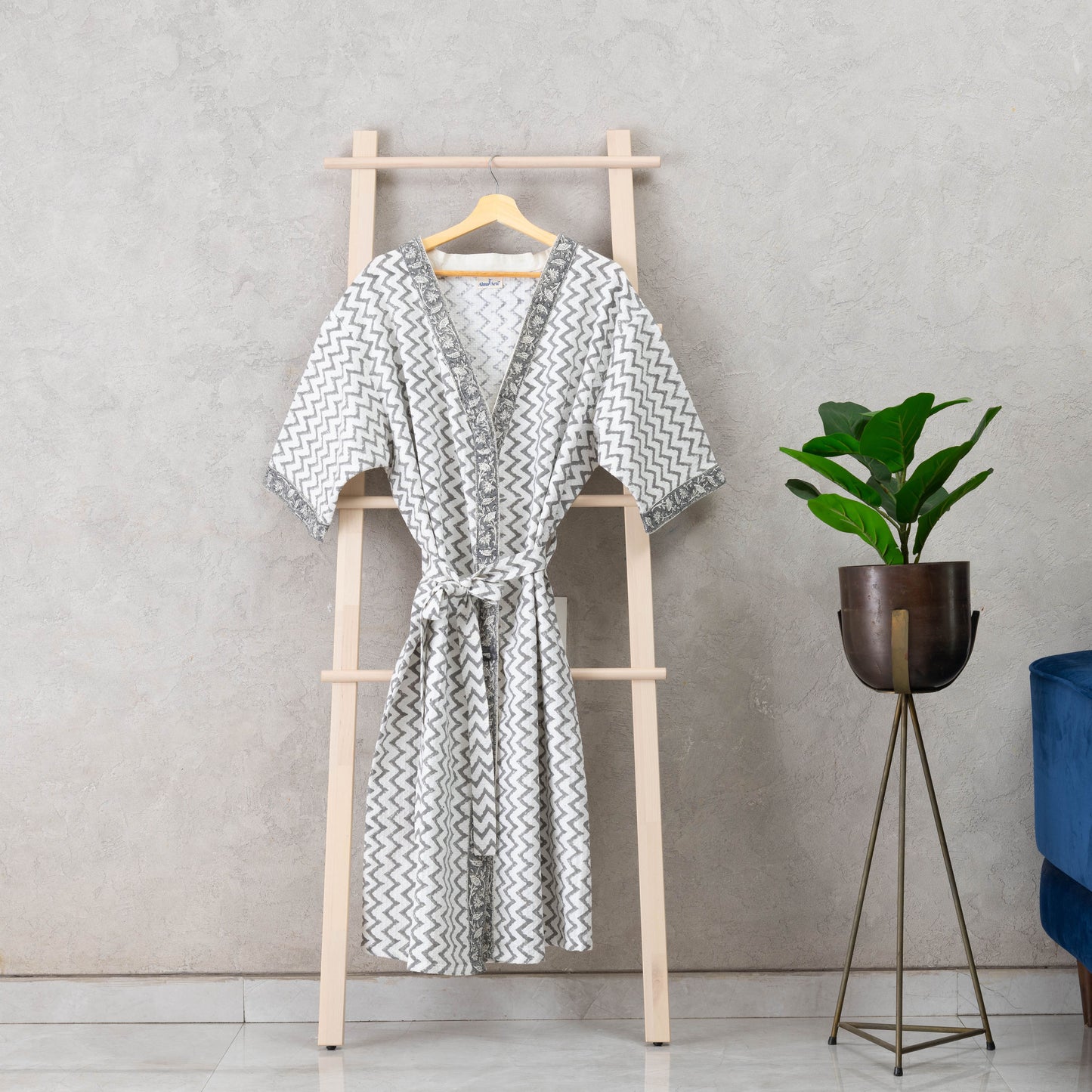 Grey Lehar Bathrobe