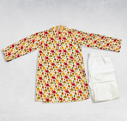 Elephant Safari Kurta Pajama