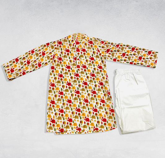 Elephant Safari Kurta Pajama
